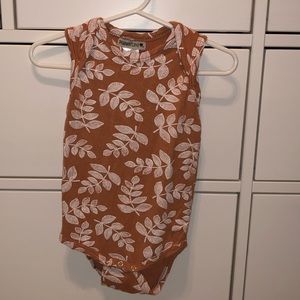 SpearmintLOVE rust fern sleeveless bodysuit